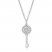 Emmy London Diamond Key Necklace 1/5 ct tw Sterling Silver