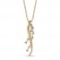 Le Vian Creme Brulee Diamond Necklace 1/6 ct tw 14K Honey Gold 20"