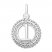 Number 1 Charm Sterling Silver
