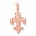 Fleur de Lis Charm 14K Rose Gold