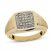 Men's Diamond Fashion Ring 1/4 ct tw 10K Yellow Gold