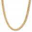 Men's Miami Cuban Link Necklace 10K Yellow Gold 24" Length