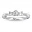 Emmy London Diamond Ring 1/10 ct tw Sterling Silver