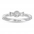 Emmy London Diamond Ring 1/10 ct tw Sterling Silver