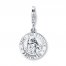 St. Christopher Medal Sterling Silver Charm