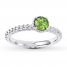 Stackable Ring Peridot Sterling Silver