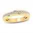 Diamond Wedding Band 1/2 ct tw Round-cut 14K Yellow Gold