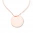 Disc Necklace 14K Rose Gold