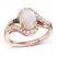 Le Vian Opal Ring 1/3 ct tw Diamonds 14K Strawberry Gold