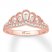 Emmy London Diamond Crown Ring 1/3 ct tw 10K Rose Gold