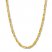 Men's Interlocking Link Chain Necklace 10K Yellow Gold 22"
