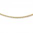 Rope Chain Necklace 14K Yellow Gold 20" Length