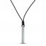 Men's Cord Necklace Stainless Steel 23"