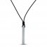 Men's Cord Necklace Stainless Steel 23"