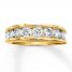 Diamond Wedding Band 1-1/2 ct tw Round-cut 14K Yellow Gold