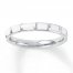 Stackable Ring White Enamel Sterling Silver