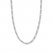 20" Figaro Link Chain 14K White Gold Appx. 4.7mm