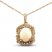 Le Vian Creme Brulee Opal Necklace 3/4 ct tw Diamonds 14K Strawberry Gold 18"