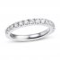 Previously Owned Diamond Wedding Band 1/2 ct tw Round-cut 14K White Gold