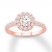 Diamond Engagement Ring 1 ct tw Round-cut 14K Rose Gold