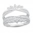 Diamond Enhancer Band 3/8 ct tw Round-cut 14K White Gold