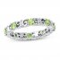 Stackable Ring Peridots Sterling Silver