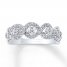 Diamond Ring 3/4 ct tw Round-cut 14K White Gold