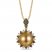 Le Vian Golden South Sea Pearl Necklace 1/2 ct tw Diamonds 14K Honey Gold 18"