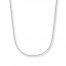 Box Chain 14K White Gold 18" Length