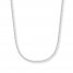 Box Chain 14K White Gold 18" Length