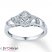 Diamond Promise Ring 1/5 ct tw Round-cut Sterling Silver