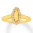 Diamond Ring 1/10 ct tw Round-cut 10K Yellow Gold