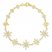 Diamond Star Bracelet 1-1/2 ct tw Round-cut 14K Yellow Gold