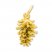 Pine Cone Charm 14K Yellow Gold