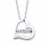 Unstoppable Love Mom Necklace 1/20 ct tw Sterling Silver