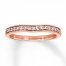 Diamond Wedding Band 1/5 ct tw Round-cut 14K Rose Gold