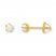 Cultured Pearl Earrings 14K Yellow Gold