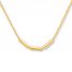 Triple Bar Necklace 14K Yellow Gold