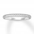 Wedding Band 14K White Gold