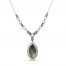 Le Vian Green Quartz Necklace 1 ct tw Diamonds 14K Vanilla Gold