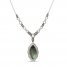 Le Vian Green Quartz Necklace 1 ct tw Diamonds 14K Vanilla Gold