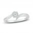 Diamond Promise Ring 1/20 ct tw Round-cut 10K White Gold