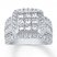 Diamond Engagement Ring 3 ct tw 10K White Gold