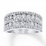 Previously Owned Diamond Anniversary Band 1-1/2 cts tw Round-cut 14K White Gold