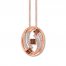 Le Vian Chocolate Quartz Necklace 1/2 ct tw Diamonds 14K Gold