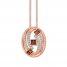 Le Vian Chocolate Quartz Necklace 1/2 ct tw Diamonds 14K Gold