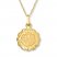 Children's Baptism Medal Necklace 14K Yellow Gold
