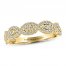 Adrianna Papell Diamond Anniversary Ring 3/8 ct tw Round-cut 14K Yellow Gold