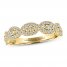 Adrianna Papell Diamond Anniversary Ring 3/8 ct tw Round-cut 14K Yellow Gold