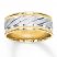 Wedding Band 10K Two-Tone Gold 8mm